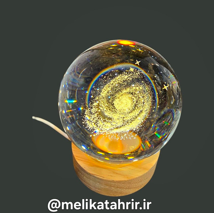 چراغ خواب گوی شیشه ای 8 میلیمتر