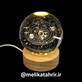 چراغ خواب گوی شیشه ای 8 میلیمتر