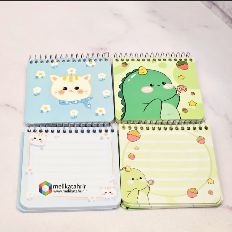 دفترچه یادداشت حاشیه دار 80 برگ سویل 10×10