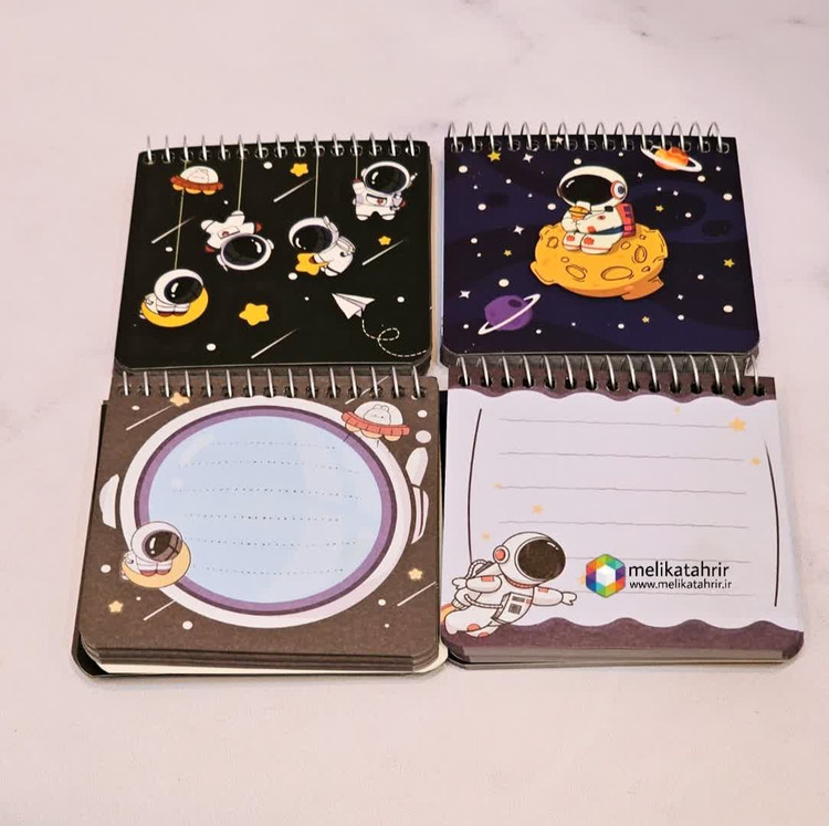 دفترچه یادداشت حاشیه دار 80 برگ سویل 10×10