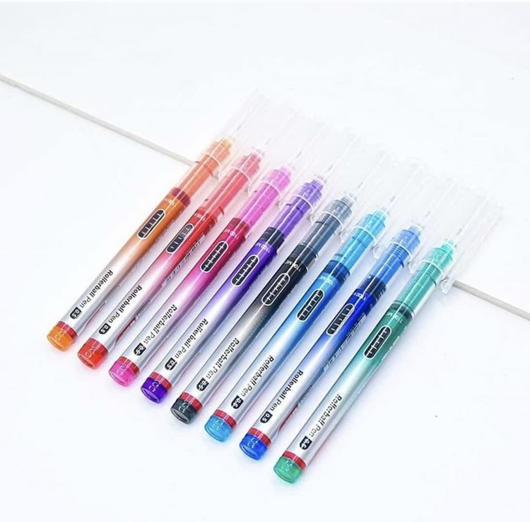 ست 8 رنگ روان نویس مونه سی کلاس C.CLASS 8 colors Roller ball pen Monet 0.5MMست مونه 0.5