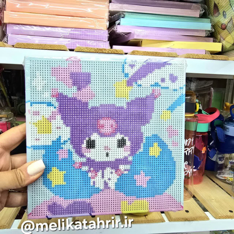 نقاشی الماسی بوم سایز 20 × 20 cm