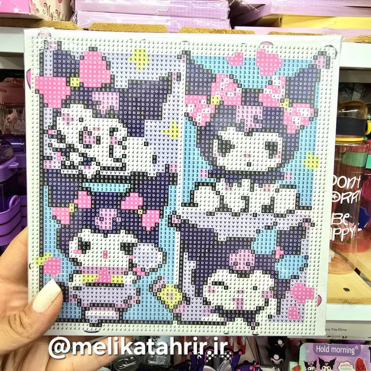 نقاشی الماسی بوم سایز 20 × 20 cm