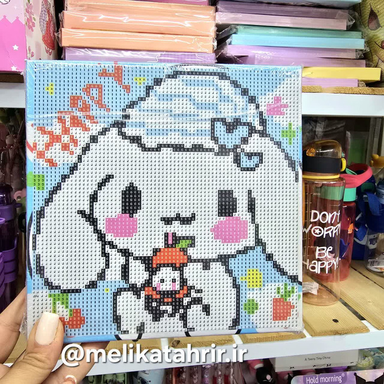 نقاشی الماسی بوم سایز 20 × 20 cm