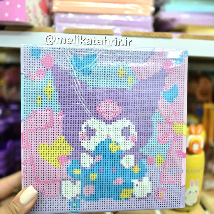 نقاشی الماسی بوم سایز 20 × 20 cm