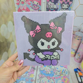 نقاشی الماسی بوم سایز 20 × 20 cm