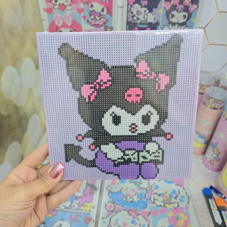 نقاشی الماسی بوم سایز 20 × 20 cm